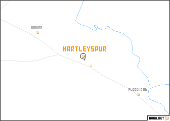 map of Hartley Spur