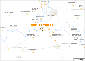 map of Hartleyville