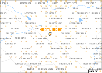 map of Härtlingen