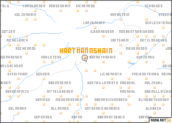 map of Hartmannshain