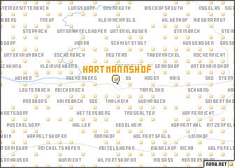 map of Hartmannshof