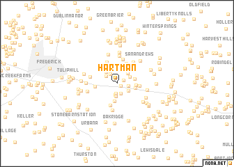 map of Hartman