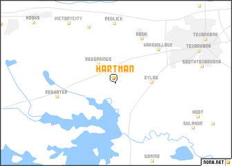 map of Hartman