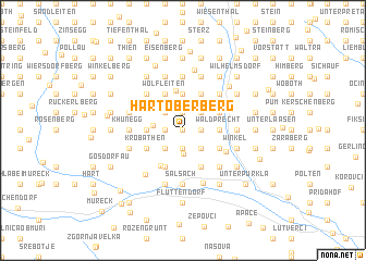 map of Hart-Oberberg