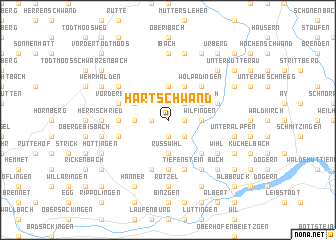 map of Hartschwand