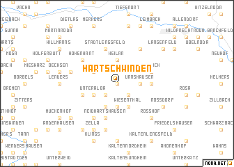 map of Hartschwinden