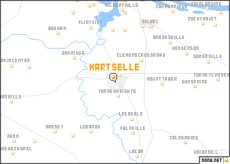 map of Hartselle