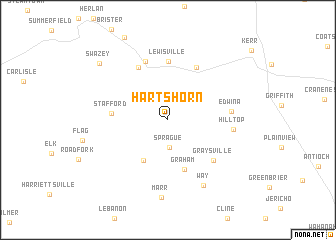 map of Hartshorn