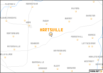 map of Hartsville