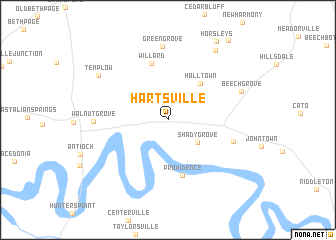 map of Hartsville