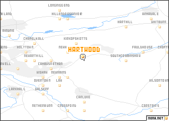 map of Hartwood