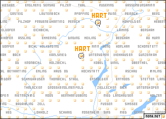 map of Hart