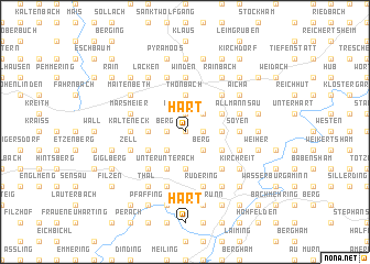 map of Hart