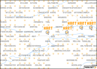 map of Hart