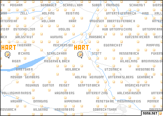 map of Hart