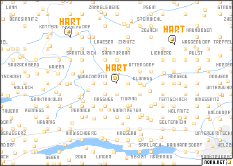 map of Hart