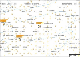 map of Hart