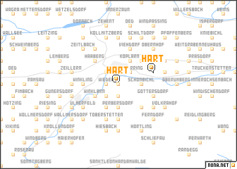 map of Hart