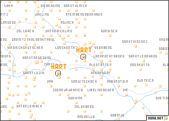 map of Hart