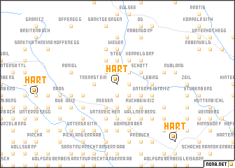 map of Hart