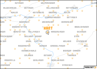 map of Hart