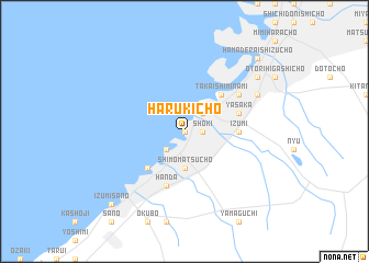 map of Harukichō