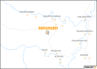 map of Harumsari