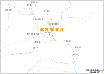 map of Hārūn Kheyl
