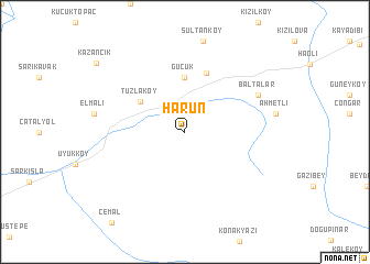 map of Harun