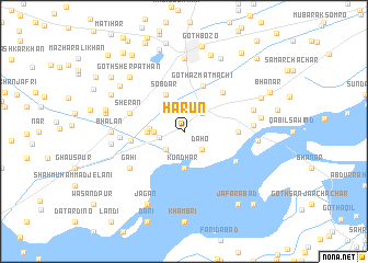 map of Harun