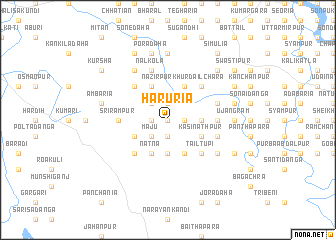 map of Hāruria