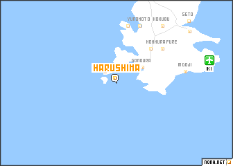 map of Harushima