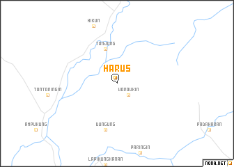 map of Harus
