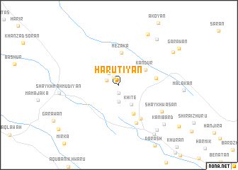 map of Harutiyān