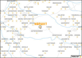 map of H̱aruvit