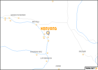 map of Harvand