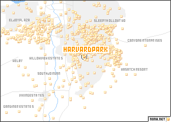 map of Harvard Park