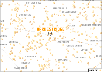 map of Harvest Ridge