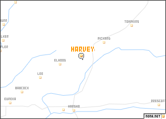 map of Harvey