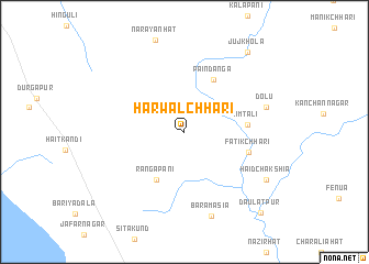 map of Harwalchhari