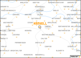 map of Harwell