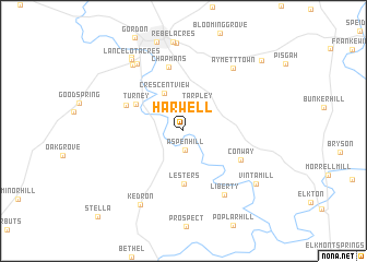 map of Harwell