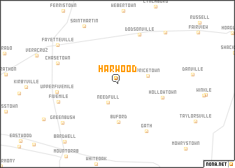 map of Harwood