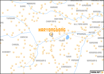 map of Haryong-dong