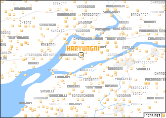 map of Haryung-ni