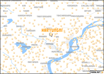 map of Haryung-ni