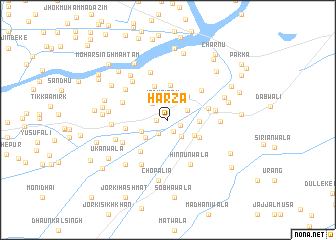 map of Harza