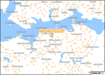 map of Hasaenggŭn