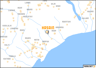 map of Hasain