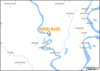 map of Hasalaung